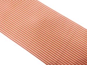 本場筑前博多　縞模様織り出し　名古屋帯